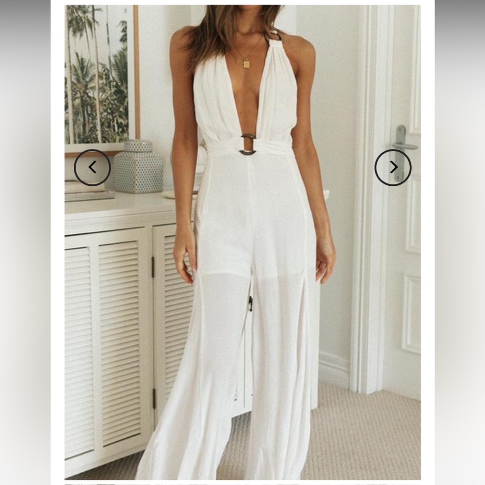 White jumpsuit